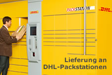 Wir liefern auch an Packstationen!
