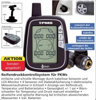 Reifendruckkontrollsystem Schnurlos Atrium TPMS