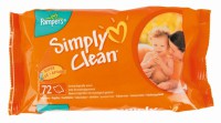 Pampers 72er Feuchtt�cher Simply Clean parf�mi