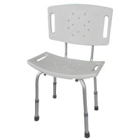 Duschstuhl höhenverstellbar 50x39xH75-85cm Alu-Rahmen