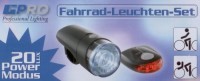 LED Fahrradbeleuchtungsset 20 LUX