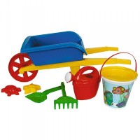 Sandspielset Schubkarre 7 teilig