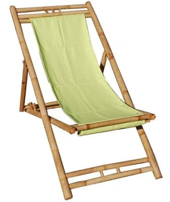 Bamboo Relax Stuhl garten Liegestuhl grün Bambus 9bb eBay