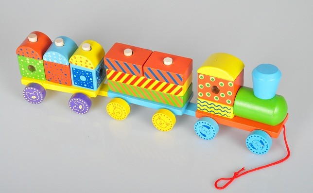 Zug aus Holz Kinder Spielzeug Spielzeugzug Spielen Kinderspielzeug
