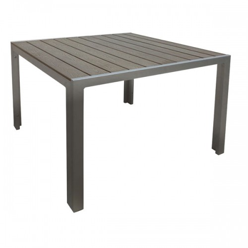 Aluminium-Tisch 100x100cm Gartentisch Terassentisch Tisch ...