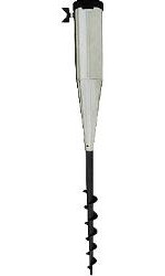 Sonnenschirmständer zum Eindrehen in die Erde zink Sonnenschirm Ständer