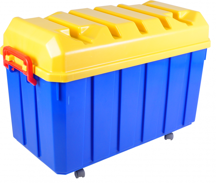 XXL Aufbewahrungsbox Rollenbox 150 Liter Jumbo Allzweckbox Rollbox