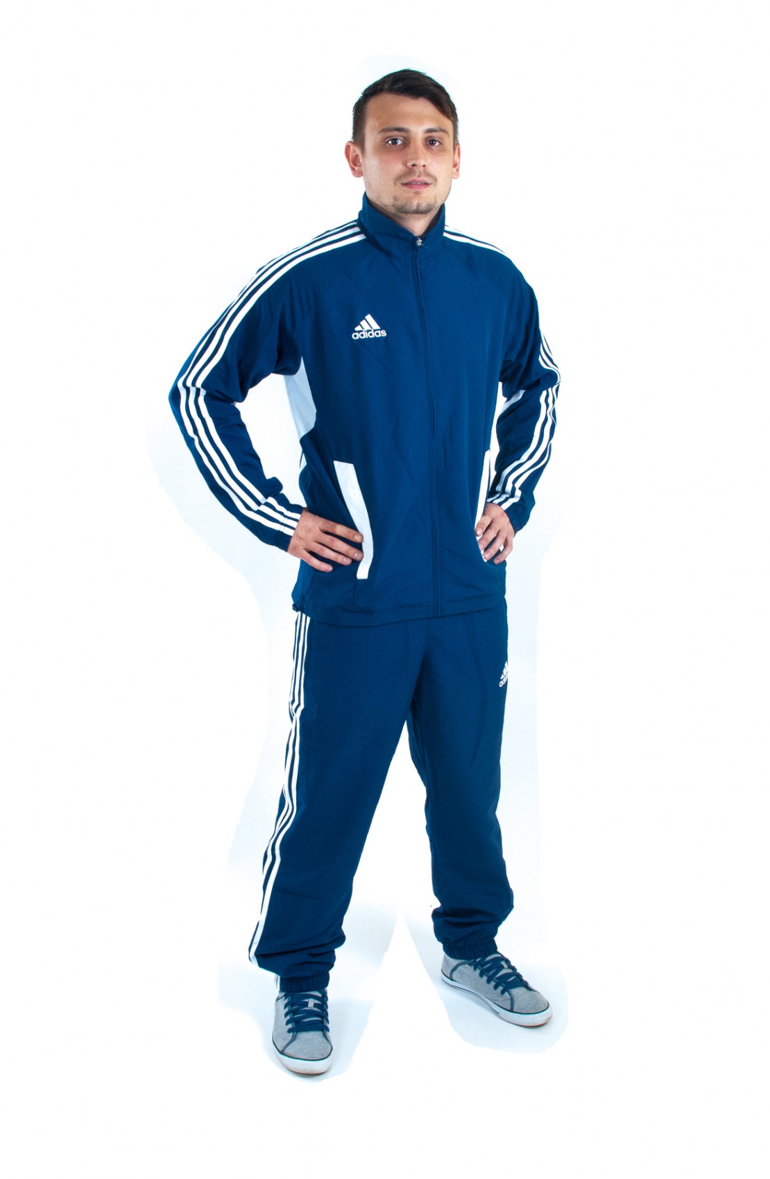 black and yellow jogging suit